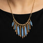 Bohemian Breeze - Blue - Paparazzi Necklace Image