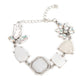 Grounding Glamour - White - Paparazzi Bracelet Image