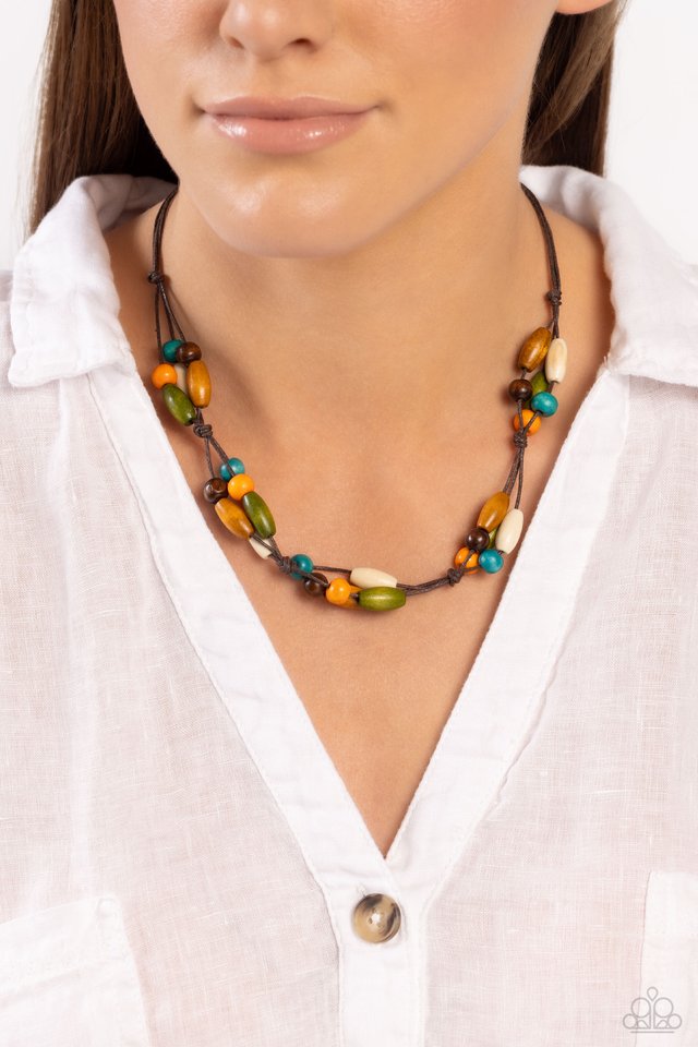 Outback Epic - Multi - Paparazzi Necklace Image