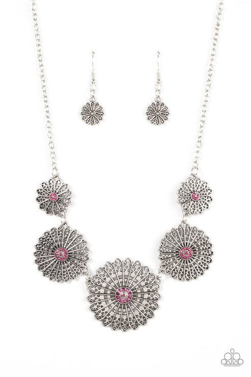 Paparazzi Necklace ~ Marigold Meadows - Pink – Paparazzi Jewelry ...