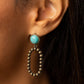 Riverbed Refuge - Brass - Paparazzi Earring Image