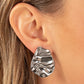 Raise the RUCHE - Silver - Paparazzi Earring Image