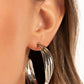 Curvy Charmer - Silver - Paparazzi Earring Image