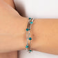 Slammin Sparkle - Blue - Paparazzi Bracelet Image