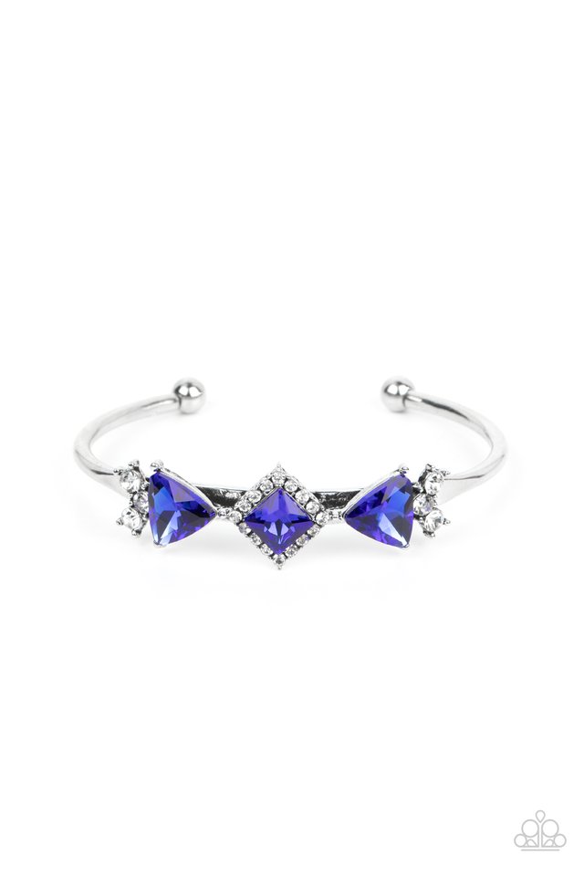 Strategic Sparkle - Blue - Paparazzi Bracelet Image