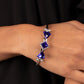 Strategic Sparkle - Blue - Paparazzi Bracelet Image