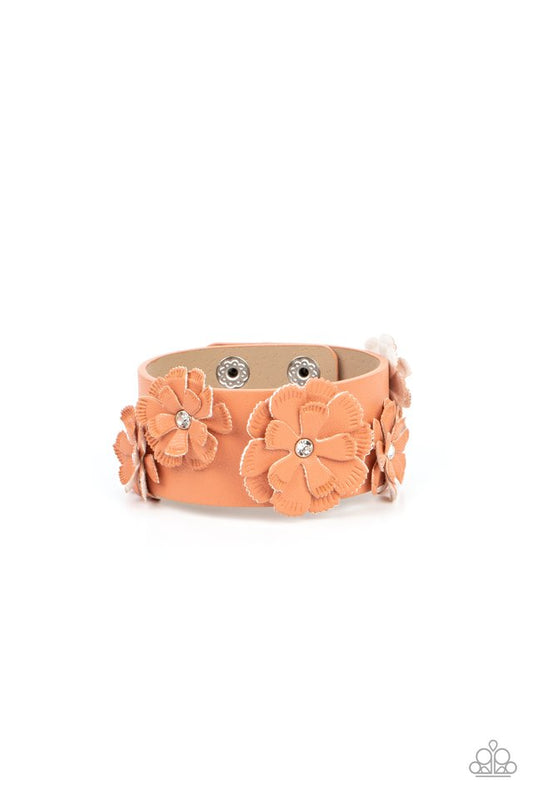 What Do You Pro-POSIES - Orange - Paparazzi Bracelet Image