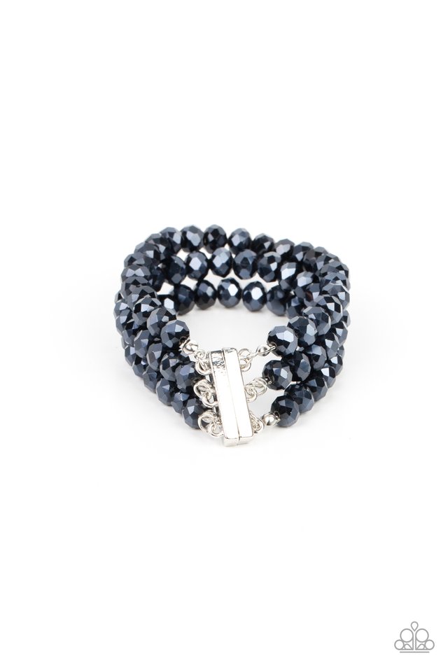 Supernova Sultry - Blue - Paparazzi Bracelet Image