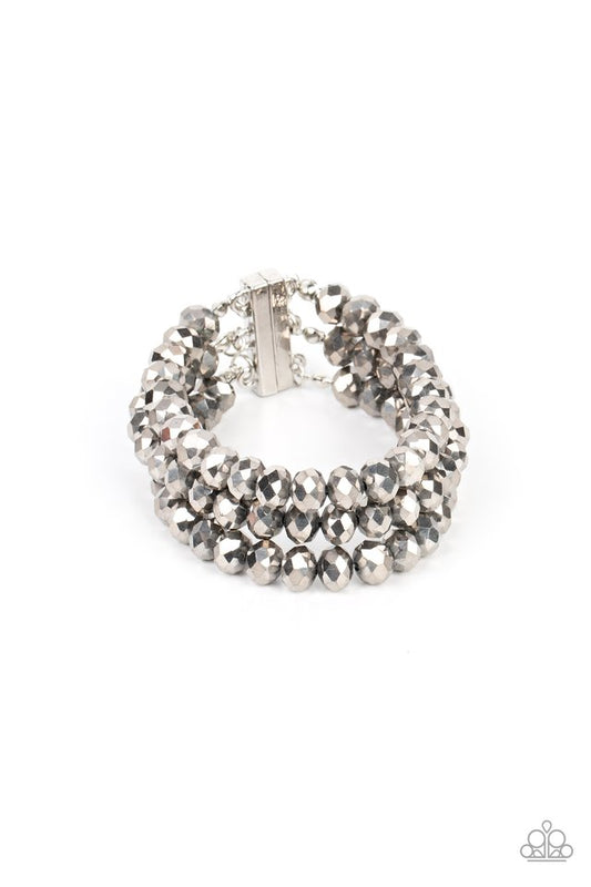 Supernova Sultry - Silver - Paparazzi Bracelet Image