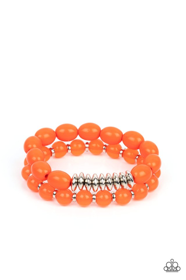 La Vida Vacation - Orange - Paparazzi Bracelet Image