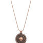 Solar Swirl - Copper - Paparazzi Necklace Image