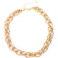 Tough Crowd - Gold - Paparazzi Necklace Image