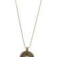 Solar Swirl - Brass - Paparazzi Necklace Image