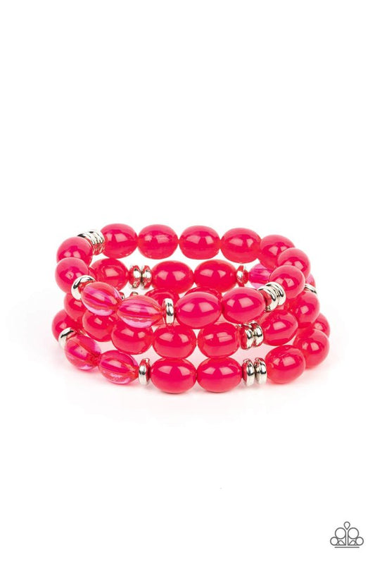 Coastal Coastin - Pink - Paparazzi Bracelet Image