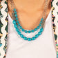 Venetian Voyage - Blue - Paparazzi Necklace Image