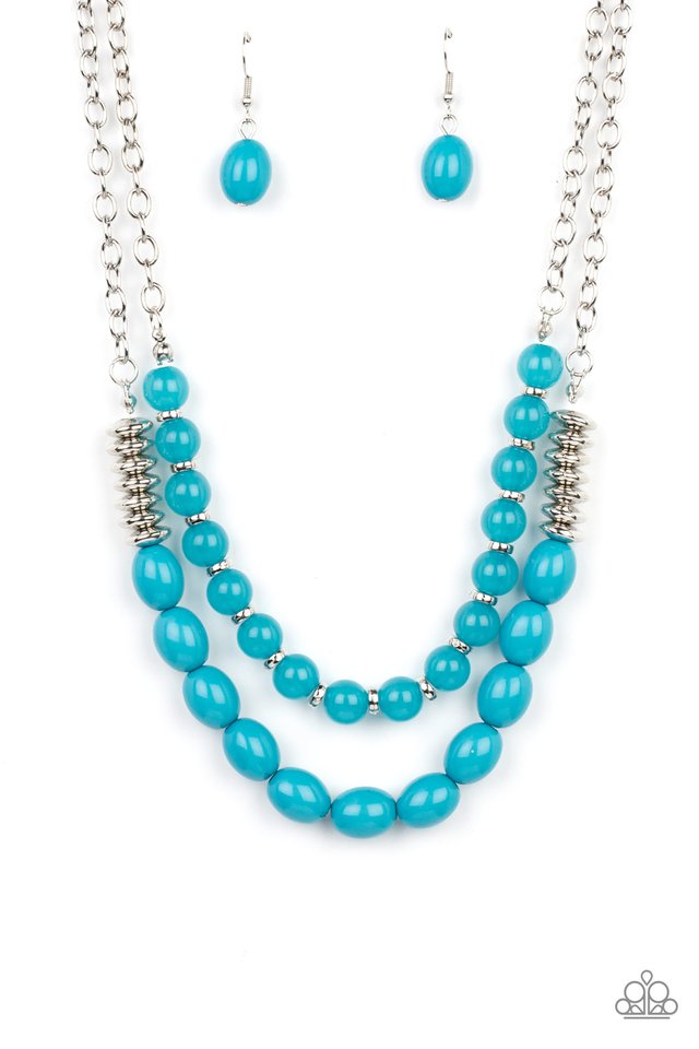 Venetian Voyage - Blue - Paparazzi Necklace Image