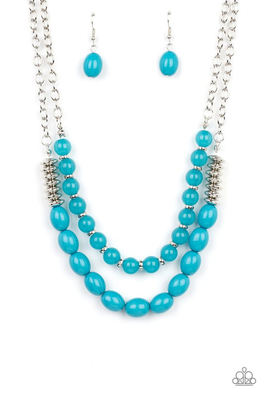 Venetian Voyage - Blue - Paparazzi Necklace Image