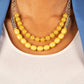 Venetian Voyage - Yellow - Paparazzi Necklace Image