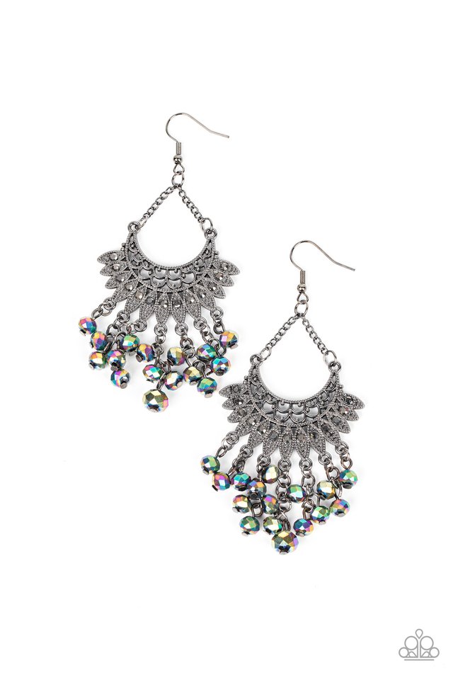 Chromatic Cascade - Multi - Paparazzi Earring Image