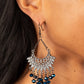Chromatic Cascade - Blue - Paparazzi Earring Image