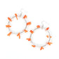 Ocean Surf - Orange - Paparazzi Earring Image