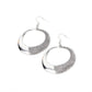 Downtown Jungle - Silver - Paparazzi Earring Image