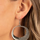 Downtown Jungle - Silver - Paparazzi Earring Image