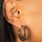 Wanderlust Wilderness - Brass - Paparazzi Earring Image