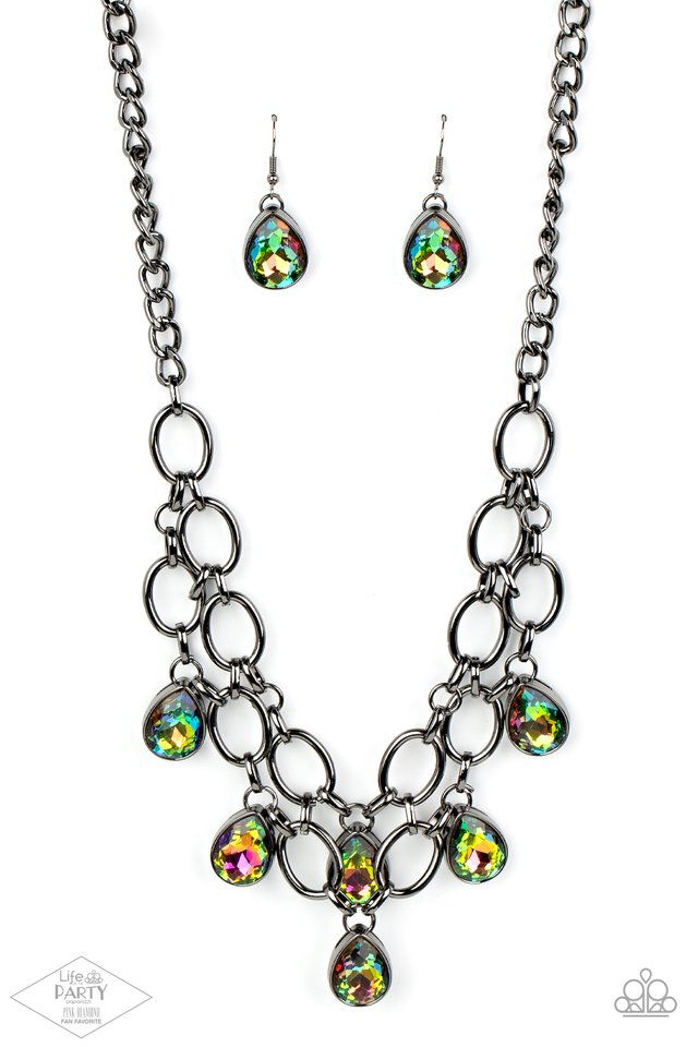 Show-Stopping Shimmer - Multi - Paparazzi Necklace Image