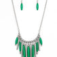 Bohemian Breeze - Green - Paparazzi Necklace Image