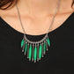 Bohemian Breeze - Green - Paparazzi Necklace Image