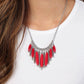 Bohemian Breeze - Red - Paparazzi Necklace Image