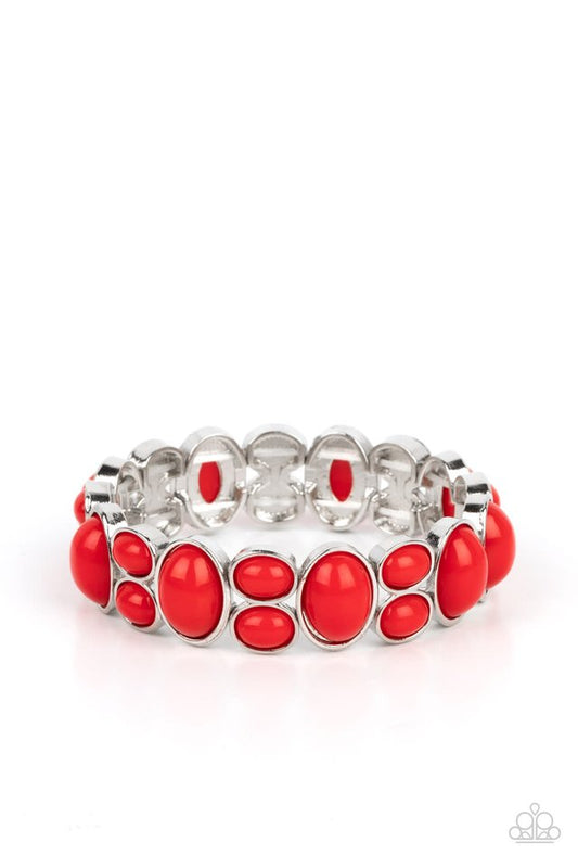 Tic Tac Dance - Red - Paparazzi Bracelet Image