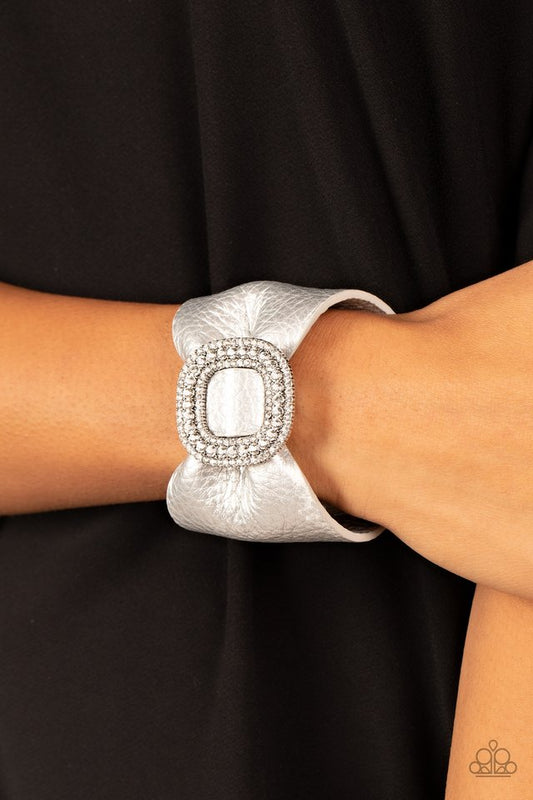 Lights, SELFIE, Action! - Silver - Paparazzi Bracelet Image