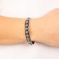 Clear as STUD - Silver - Paparazzi Bracelet Image