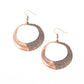 Downtown Jungle - Copper - Paparazzi Earring Image