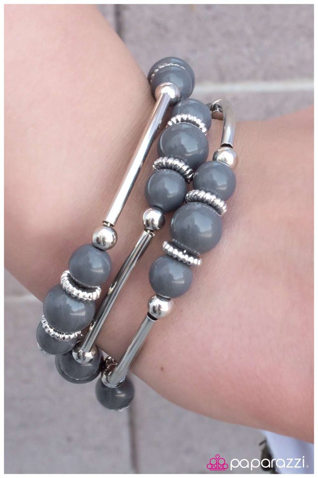 Paparazzi Bracelet ~ Thats A Wrap - Silver