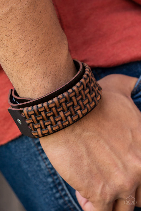 Paparazzi Bracelet ~ Urban Expansion - Brown