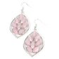 Glacial Glades - Pink - Paparazzi Earring Image