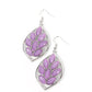 Glacial Glades - Purple - Paparazzi Earring Image