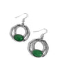 Terrestrial Retreat - Green - Paparazzi Earring Image