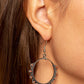 Textured Twinkle - Orange - Paparazzi Earring Image