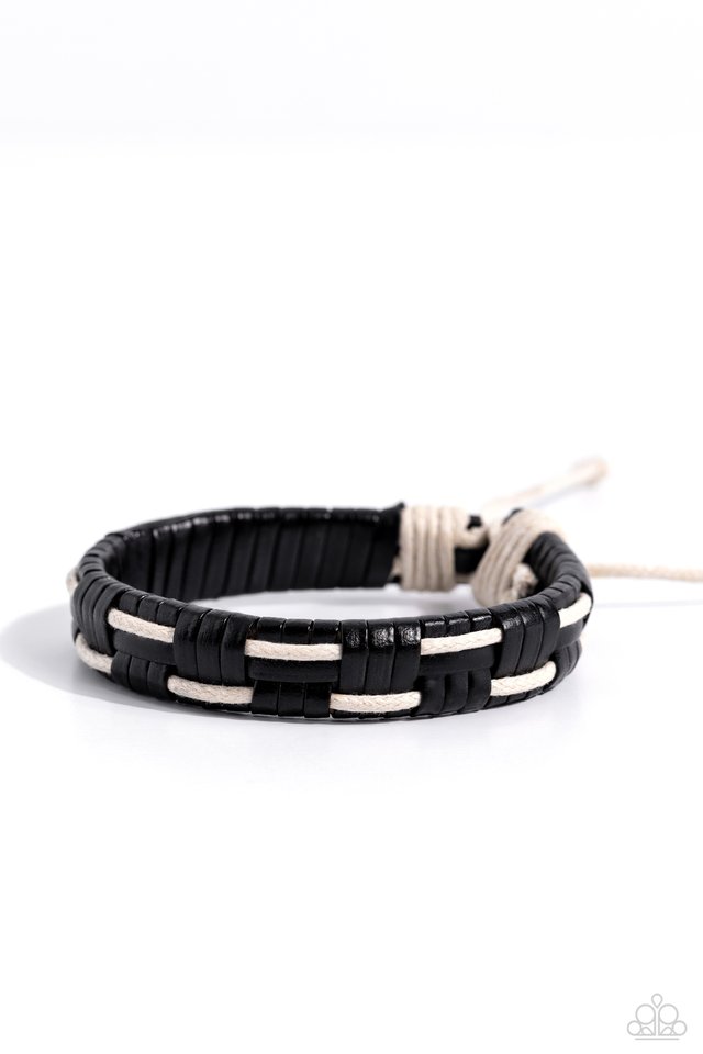 Solo Escapade - Black - Paparazzi Bracelet Image