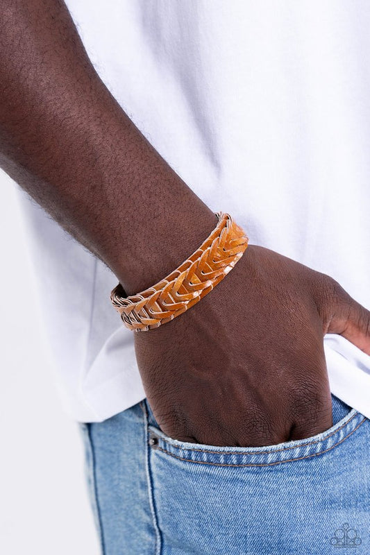 Western Nomad - Brown - Paparazzi Bracelet Image