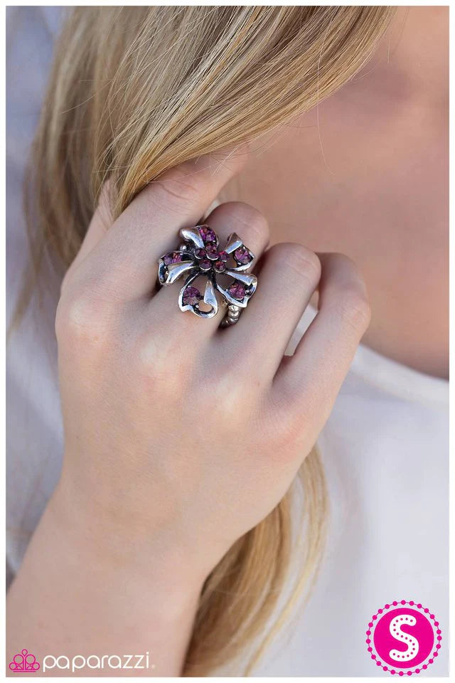 Paparazzi Ring ~ Pinwheel Galaxy - Purple