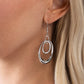 So OVAL-Rated - Silver - Paparazzi Earring Image