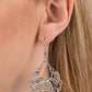 Frilly Finesse - Silver - Paparazzi Earring Image