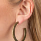 Learning Curve - Brass - Paparazzi Earring Image