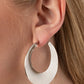 Power Curves - Silver - Paparazzi Earring Image