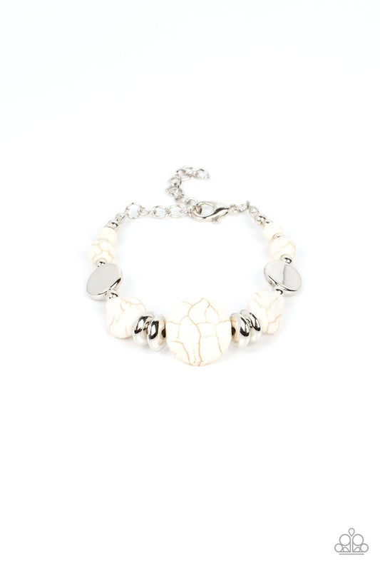 Mesa Vista - White - Paparazzi Bracelet Image